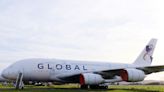 A startup airline that wants to fly Airbus A380 planes between New York and London said it bought its first superjumbo