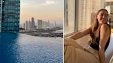 Inside a 5-star hotel in Panama City's richest neighborhood, complete with 2 infinity pools and a Louis Vuitton-inspired speakeasy