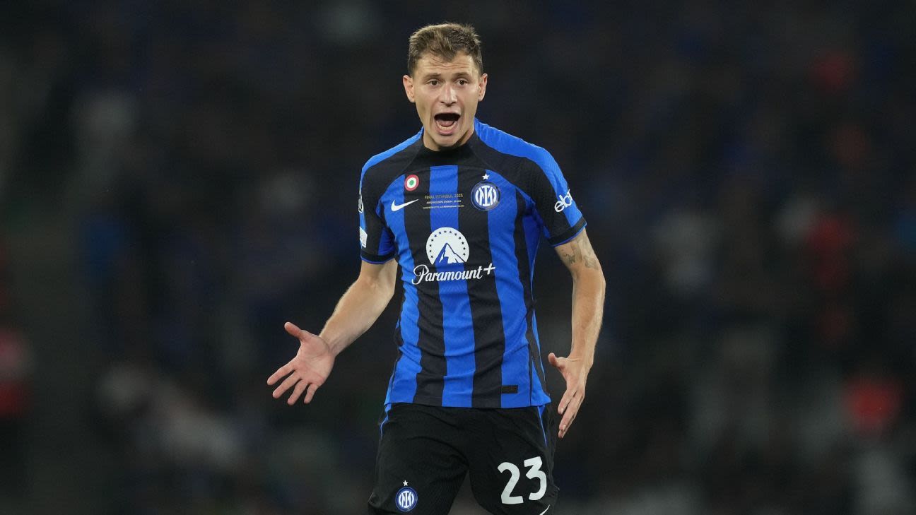 Holders Italy add Barella to final Euro squad