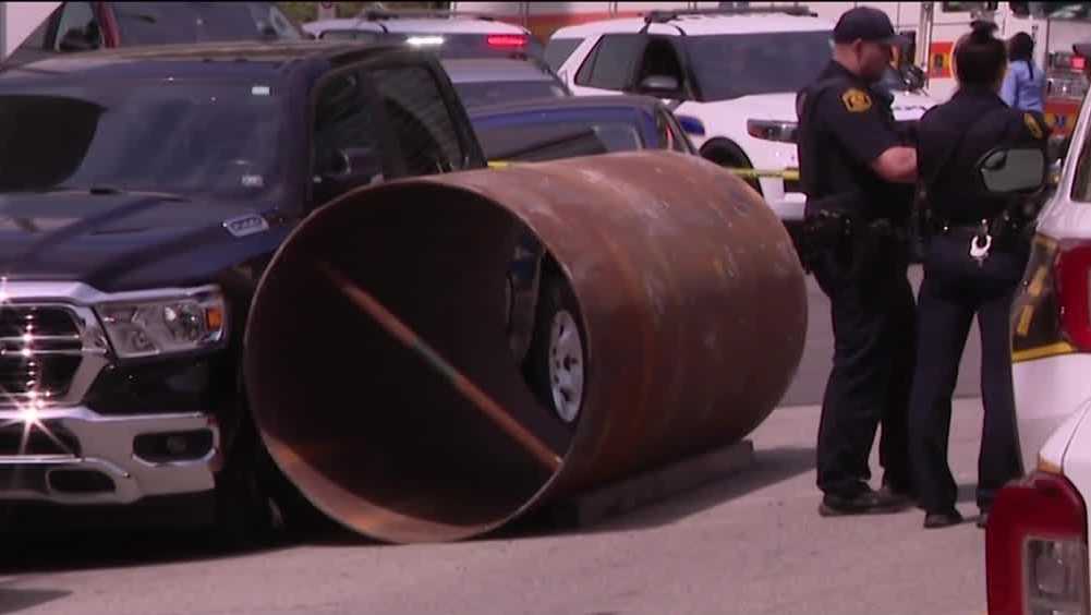 Steel cylinder rolls from Pitt construction site, crushes woman near Petersen Events Center