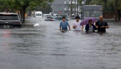 ‘Catastrophic flash flooding possible’ with heavy rain falling on still-flooded South Florida