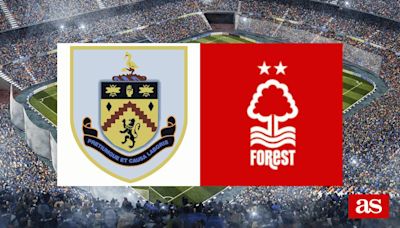 Burnley 1-2 Nottingham Forest: resultado, resumen y goles
