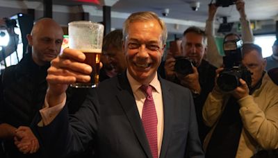 Nigel Farage Celebrating Apparent New MAGA Breakthrough