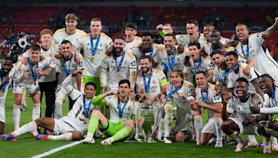 WATCH: Real Madrid players and coach Carlo Ancelotti celebrate record-extending 15th Champions League win
