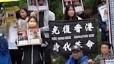 香港社運人士許穎婷參與中國駐美大使館外抗議 (圖)