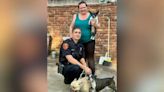 Suffolk County officer smashes window to rescue 3 dogs from burning home