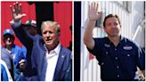 Trump and DeSantis court GOP voters in Iowa State Fair