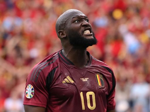 Romelu Lukaku typifies Belgium's luckless outing against Slovakia