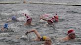 Christmas swimmers enjoy milder conditions