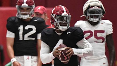 Alabama Football’s Kalen DeBeoer Says Jalen Milroe’s Came a Long Way In Spring Practice