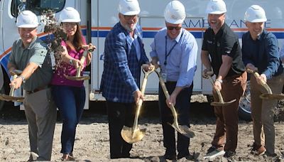 Manatee County officials break ground on new EMS facility in Palmetto