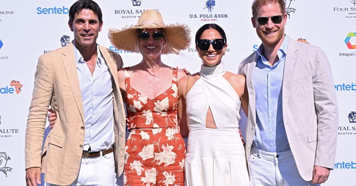 Harry and Meghan's new BFFs - super rich polo player and glamorous wife