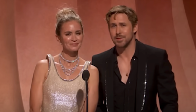 ... Behind Her Barbenheimer Oscars Sketch With Ryan Gosling And Why It Paid Off