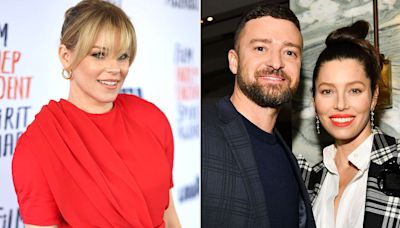 Elizabeth Banks Joins “The Better Sister ”Costar Jessica Biel at Justin Timberlake's N.Y.C. Show Following Arrest