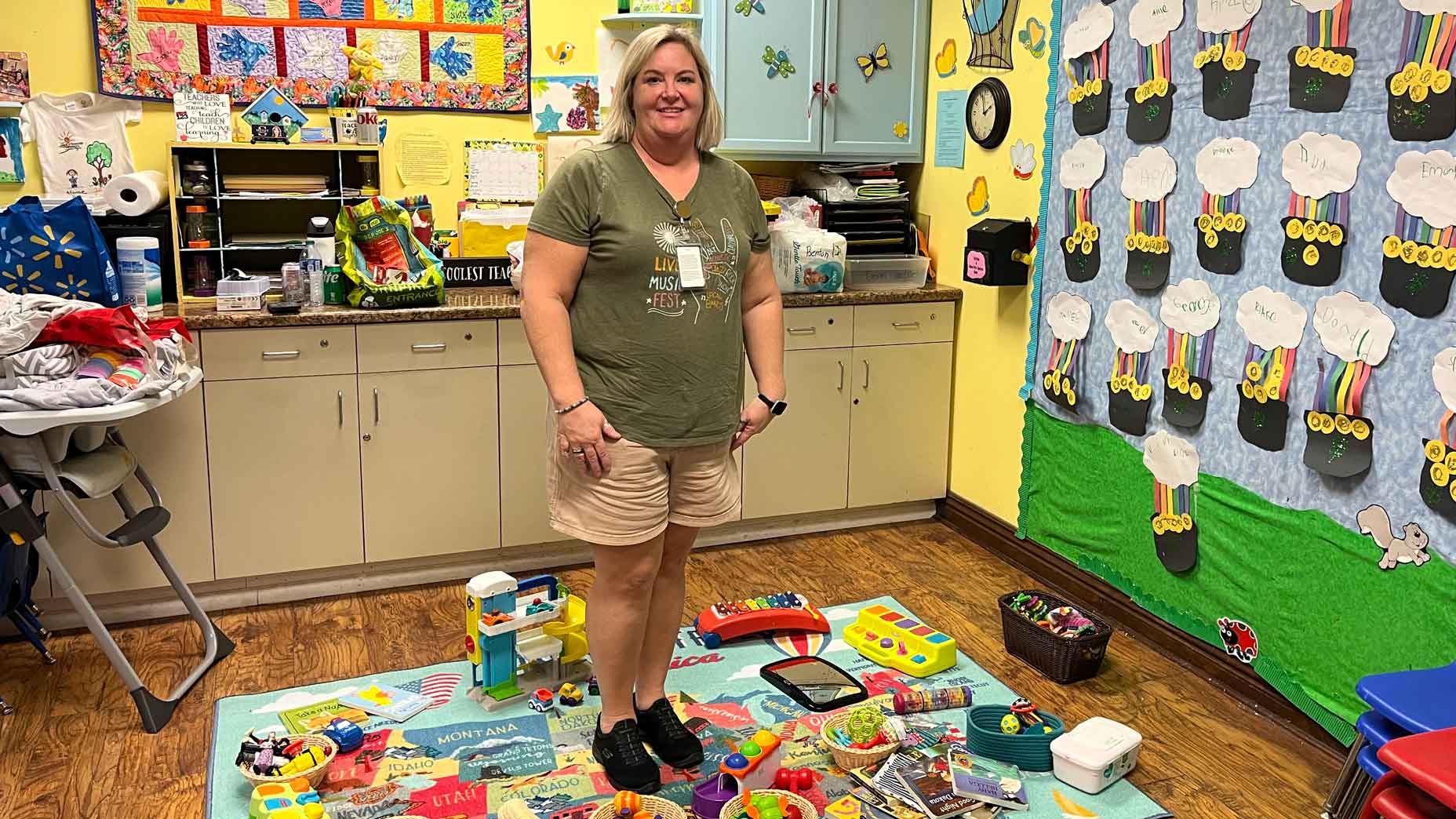 How do working moms survive on the LPGA Tour? Onsite daycare — and this woman, who helps make it possible