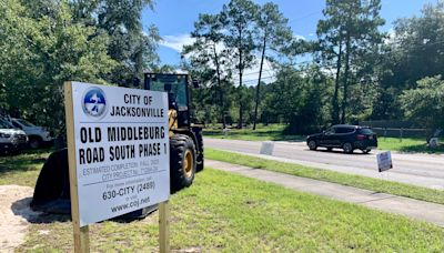 Old Middleburg Road widening is among nine unfinished Better Jacksonville Plan projects