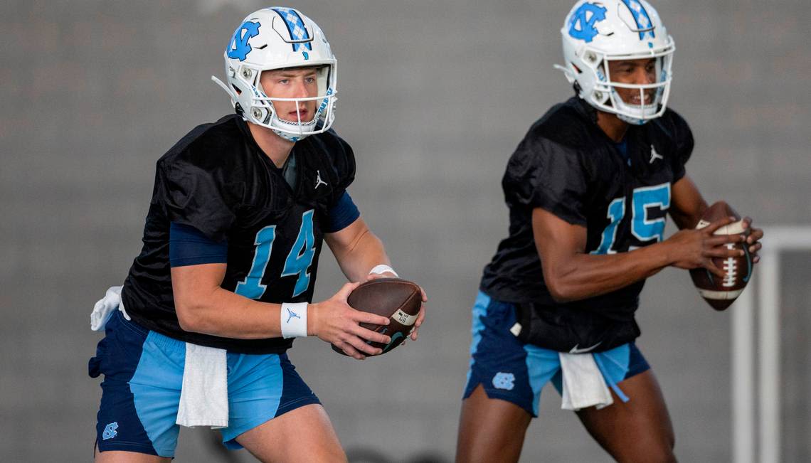 Who is UNC football’s starting QB? That decision comes this fall, coach Mack Brown said