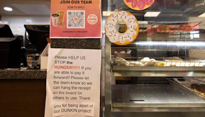 Chance encounter inspires campaign to pay it forward at Dunkin' on South Park Street