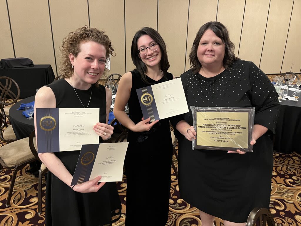 Indiana Capital Chronicle honored at journalism awards