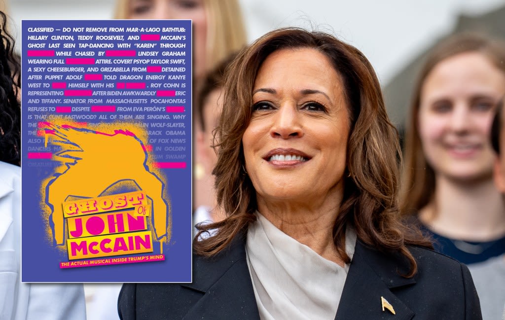 Kamala Harris added to Trump-inspired, off-Broadway musical ‘Ghost of John McCain’