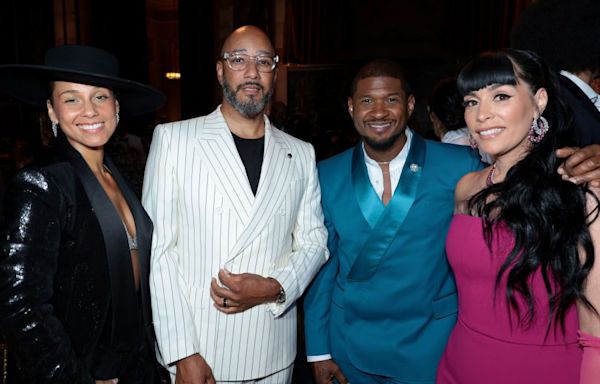 Alicia Keys, Swizz Beatz, Usher, Gayle King, and more attend the Gordon Parks Foundation Gala