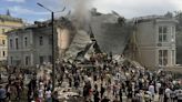 Kyiv mourns as rescuers sift piles of rubble at a children’s hospital hit by a Russian missile