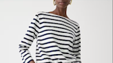 I wear this striped shirt from J.Crew weekly — and it's only $30 (that's 40% off) for Presidents' Day
