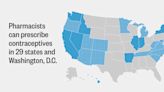 Map: Where you can get birth control from a pharmacist without a doctor's prescription