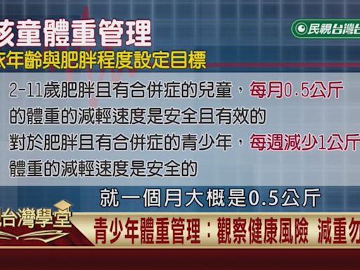 兒童肥胖減重切記「慢」！每月體重下降不超過這個數字！