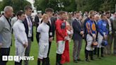 Racegoers at Newmarket pay tribute to crossbow killing victims