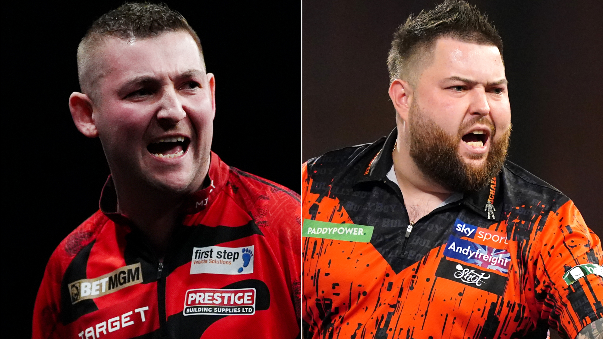 Nathan Aspinall and Michael Smith looking to secure Premier League play-off spot