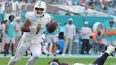 Tua Tagovailoa has 278 passing yards as Dolphins hold 30-0 halftime lead