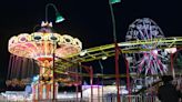 A look at the Gillette Carnival at the Berkshire Mall at night