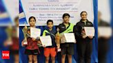 Tanishka Kapil Kalbhairav clinches treble in state ranking table tennis tournament | Bengaluru News - Times of India