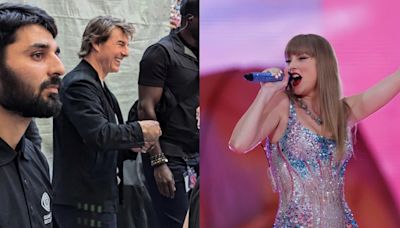 Tom Cruise sorprendió al asistir al concierto de Taylor Swift en Londres