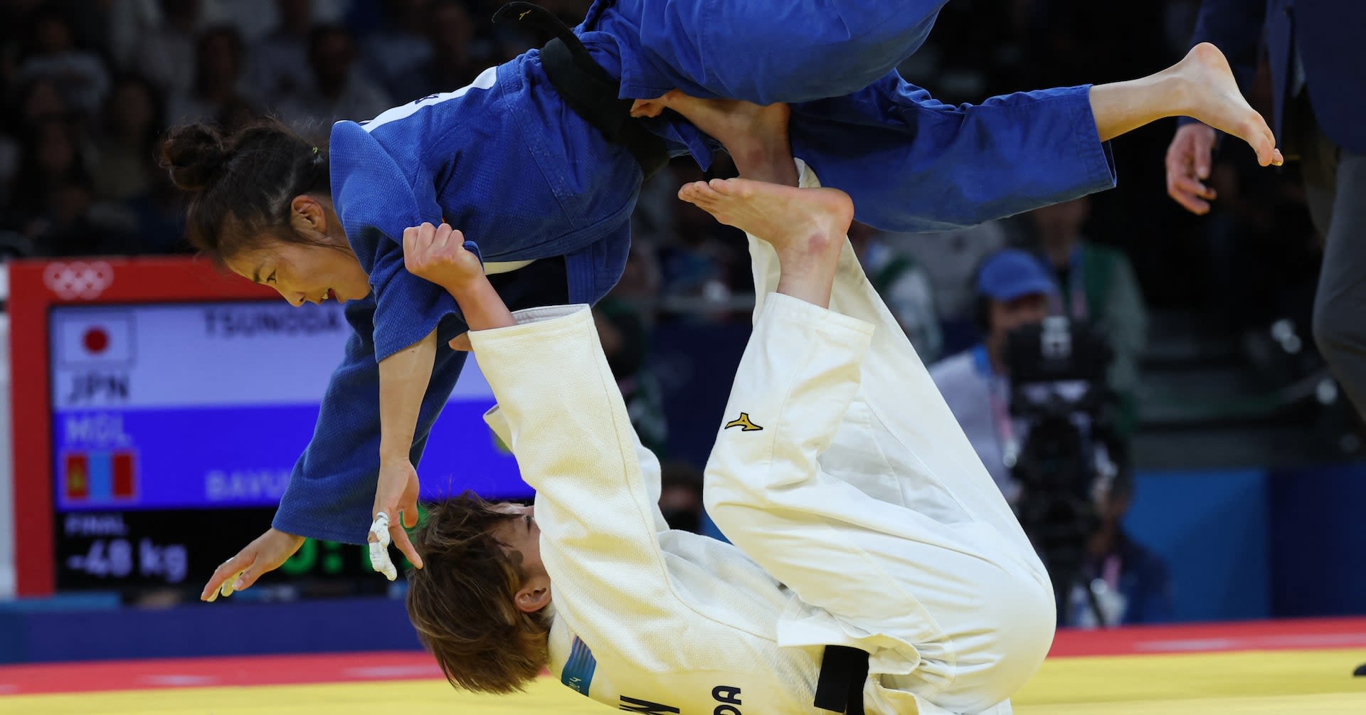 Judo-Japan's Tsunoda wins -48 kg gold at Paris Games