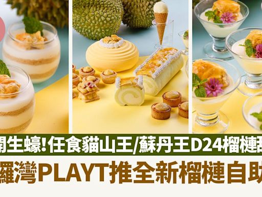 自助餐推介｜銅鑼灣PLAYT推全新榴槤自助餐 即開生蠔！任食貓山王/蘇丹王D24榴槤甜品 | am730