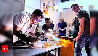 How Mumbai's only blown glass art studio breaks the mould | Mumbai News - Times of India