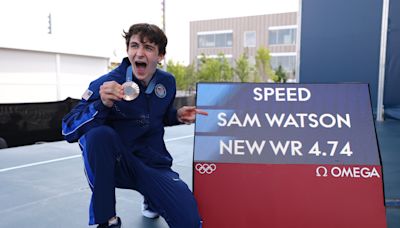 Paris Olympics: He climbed a wall in world-record time, but didn’t win gold