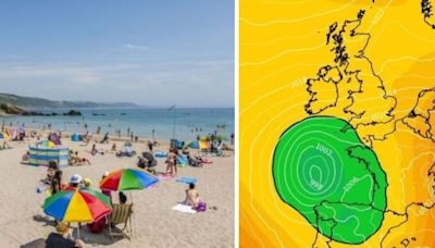 Weather maps show Britain hit by scorching 21C Iberian plume as summer begins