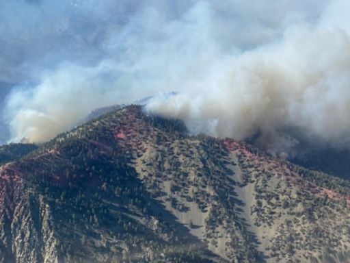 Mt. Baldy Spared from Vista Fire