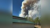 Wildfire burns near Fort Nelson, B.C.