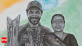 Ravindra Jadeja pays tribute to late mother with heartwarming sketch | Cricket News - Times of India