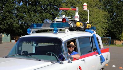 Who you gonna call? Ghostbusters car visits Parley school