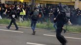 Francia: enfrentamientos con la Policía en la marcha del Día del Trabajador - Diario Hoy En la noticia