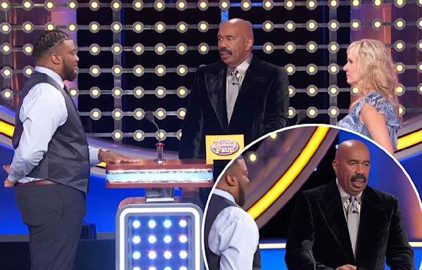 ‘Family Feud’ contestant’s gross ‘sexy dreams’ answer leaves Steve Harvey stunned