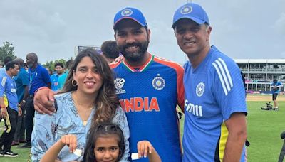 Rohit's heartwarming tribute to 'work wife' Dravid