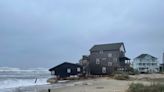 Beach house collapses into the waves in North Carolina as sea levels rise