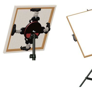BACE – BIG ARTIST CANVAS EASEL, Black and Brown – Fredrix Artist Canvas