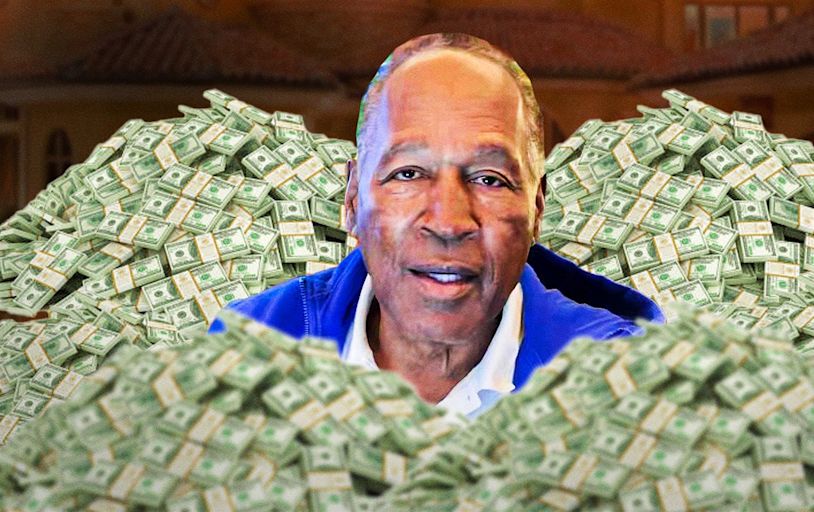 OJ Simpson's net worth at the time of his death in 2024